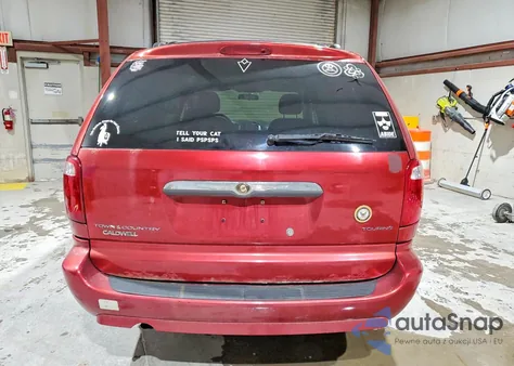 2007 Chrysler Town & Country Touring из США, поврежденный, VIN 2A4GP54L97R125908